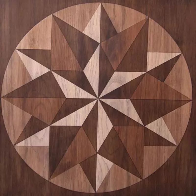 Folhas folheadas de madeira para artesanato